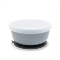 Ciotola in Silicone Con Base a Sottovuoto e Coperchio GREY